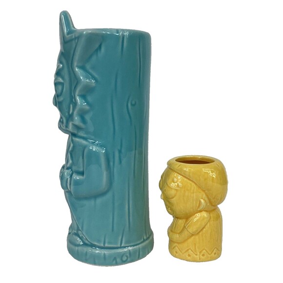 BeeLine - Lootcrate - Geeki Tikis - Rick & Morty - Tiki Mug & Mini Mug - NIB! - Picture 9 of 14